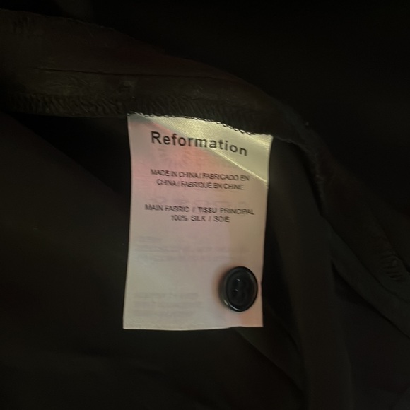 Reformation Alaine Silk Dress size 4 - Picture 3 of 3